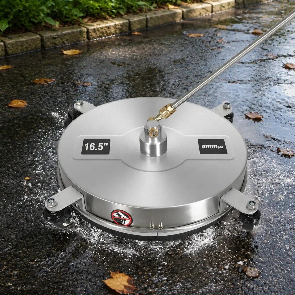 Pressure Washer Surface Cleaner Rotary Attachment Driveway Concrete Patio