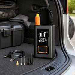 Portable Tire Inflator 150PSI Air Compressor 12V DC Electric Pump Car Bike Ball