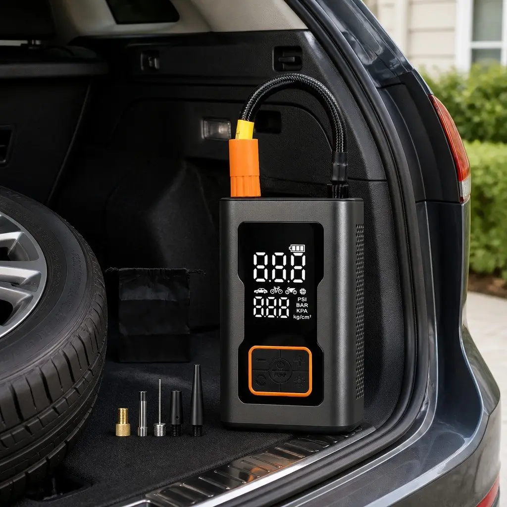 Portable Tire Inflator 150PSI Air Compressor 12V DC Electric Pump Car Bike Ball