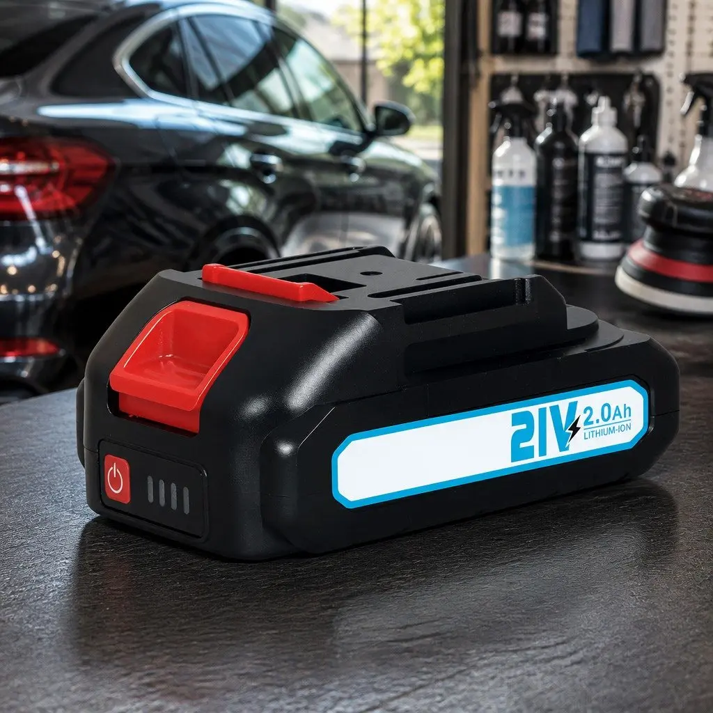 Cordless Car Polisher Buffer for Vehicles and Furniture 6 Inch 21V Brushless Motor 6 Speed