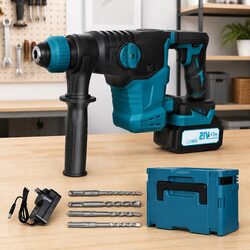 21V Cordless Rotary Hammer Drill Specifications and Features