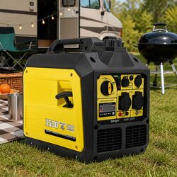 Portable Petrol Generator: 3500W Peak, 149cc Engine