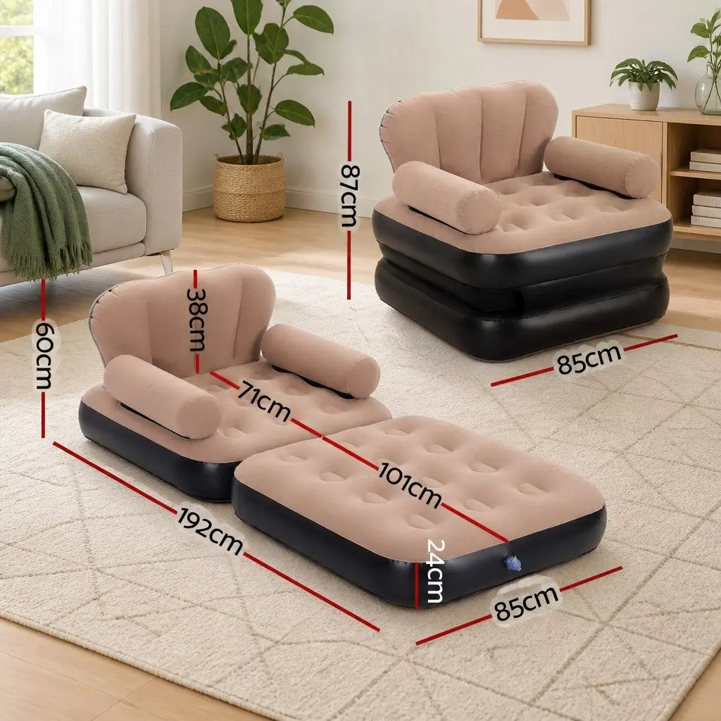 Inflatable Chair and Daybed with Pump