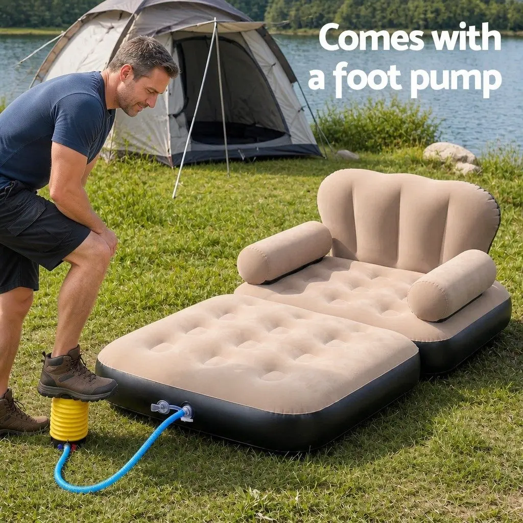 Inflatable Chair and Daybed with Pump