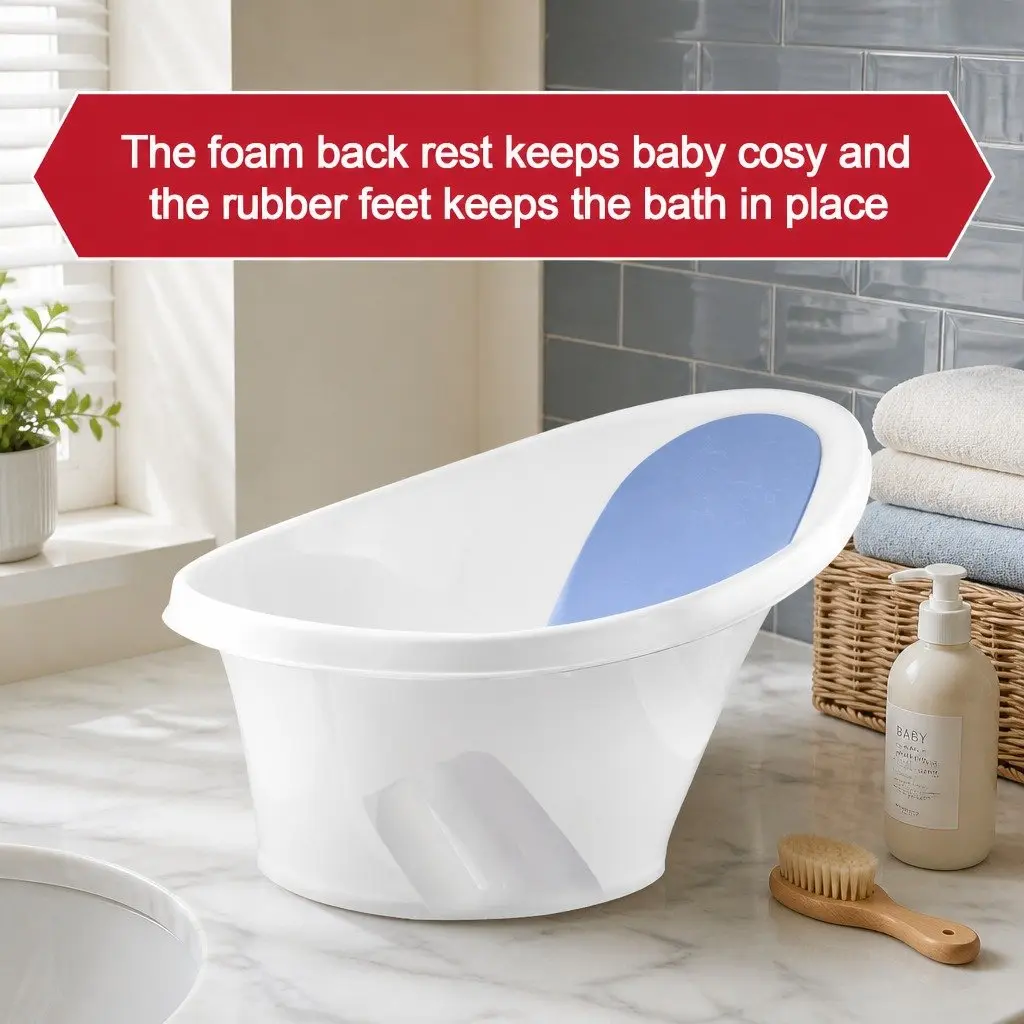 Baby Bath Tub with Backrest