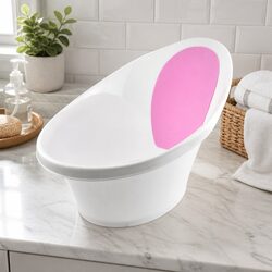 Detailed Specifications of Pink Baby Bath Tub for Newborns