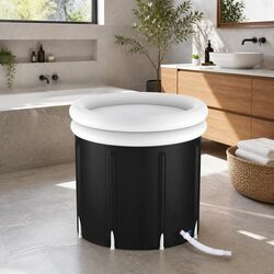 Portable Ice Bath Tub - Dimensions 80x80cm, 300L Capacity