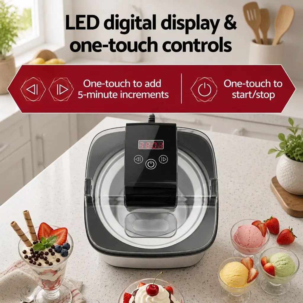 2L Ice Cream Maker Machine