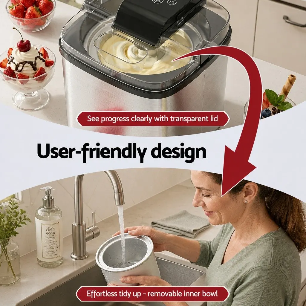 2L Ice Cream Maker Machine
