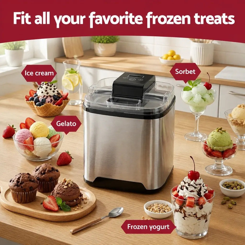 2L Ice Cream Maker Machine