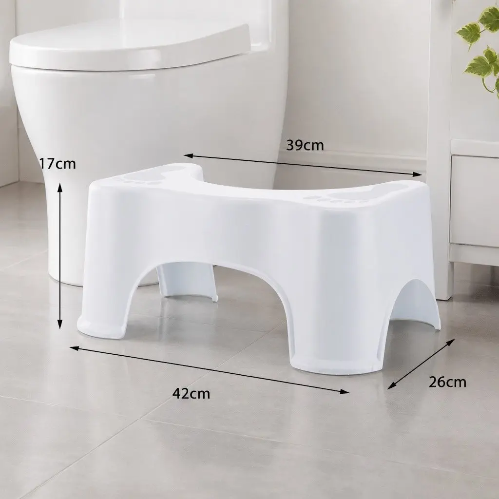 Toilet Step Stool Bathroom Potty Squatting Position Ergonomic Design