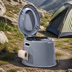 6L Capacity Portable Toilet for Outdoor Activities