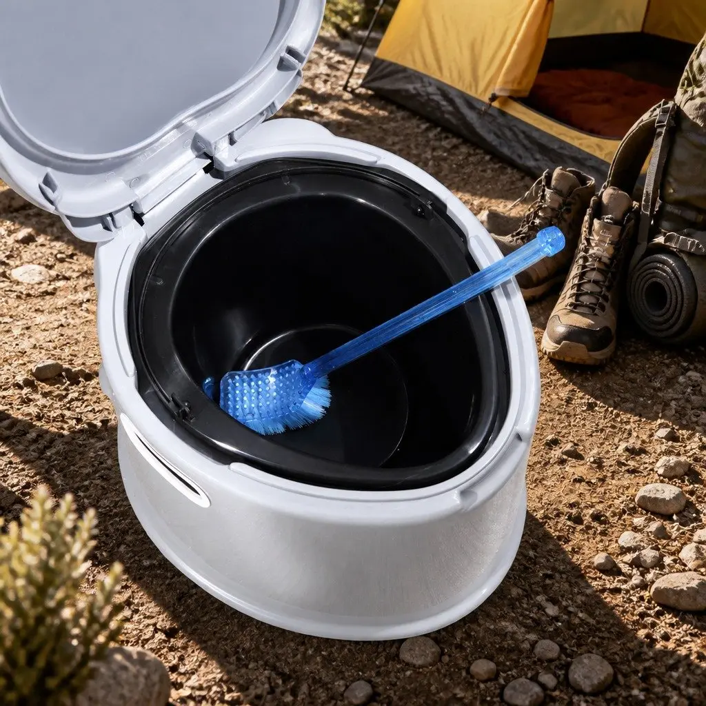 Portable Camping Toilet Outdoor Use 6L Capacity