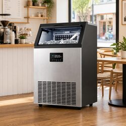 High-Performance Ice Maker - 60kg Capacity & Dimensions