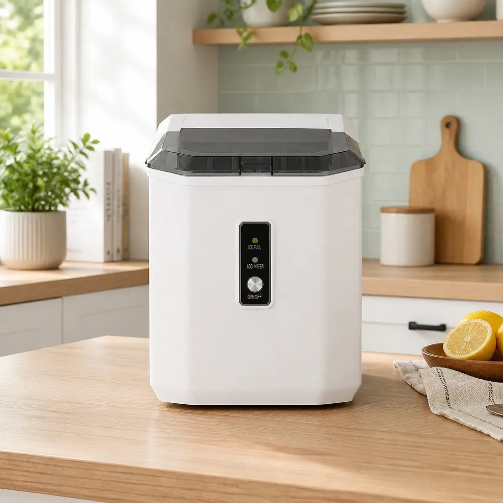 Ice Maker Machine 12kg Daily Capacity Portable Countertop Bullet Ice Cube Tray