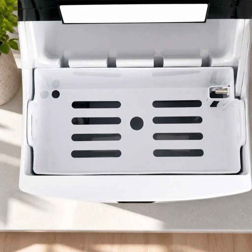 Ice Maker Machine Countertop Portable Silver 15kg
