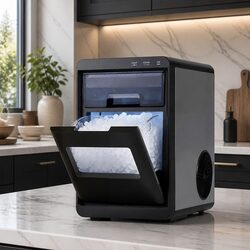 Compact Ice Maker Machine for Nugget Ice - Specs Inside
