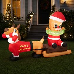 Specifications of 2.1M LED Christmas Inflatable Decoration