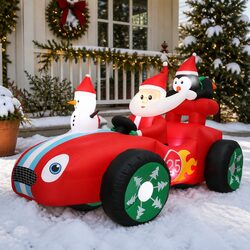 2.4M Inflatable Santa Racing Sleigh - Specifications