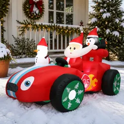 2.4M Inflatable Santa Racing Sleigh - Specifications