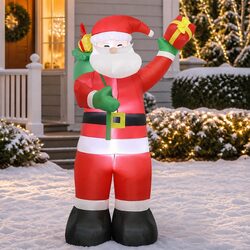 Specifications of 2.4M Inflatable Santa with LED Lights
