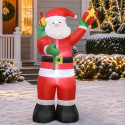 Specifications of 2.4M Inflatable Santa with LED Lights