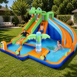 Specifications of Kids Inflatable Double Slide Water Park