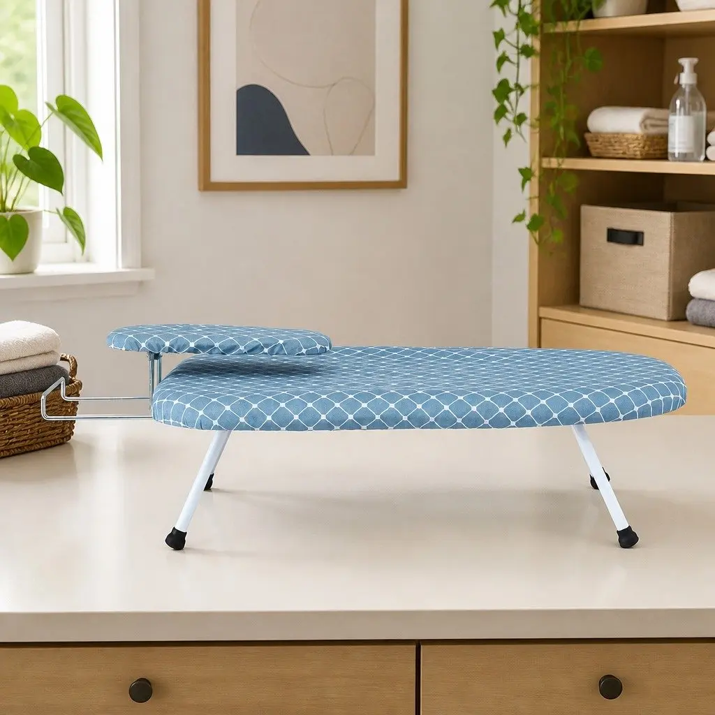 Tabletop Ironing Board Compact Portable Iron Rest Sleeve Board for Small Spaces