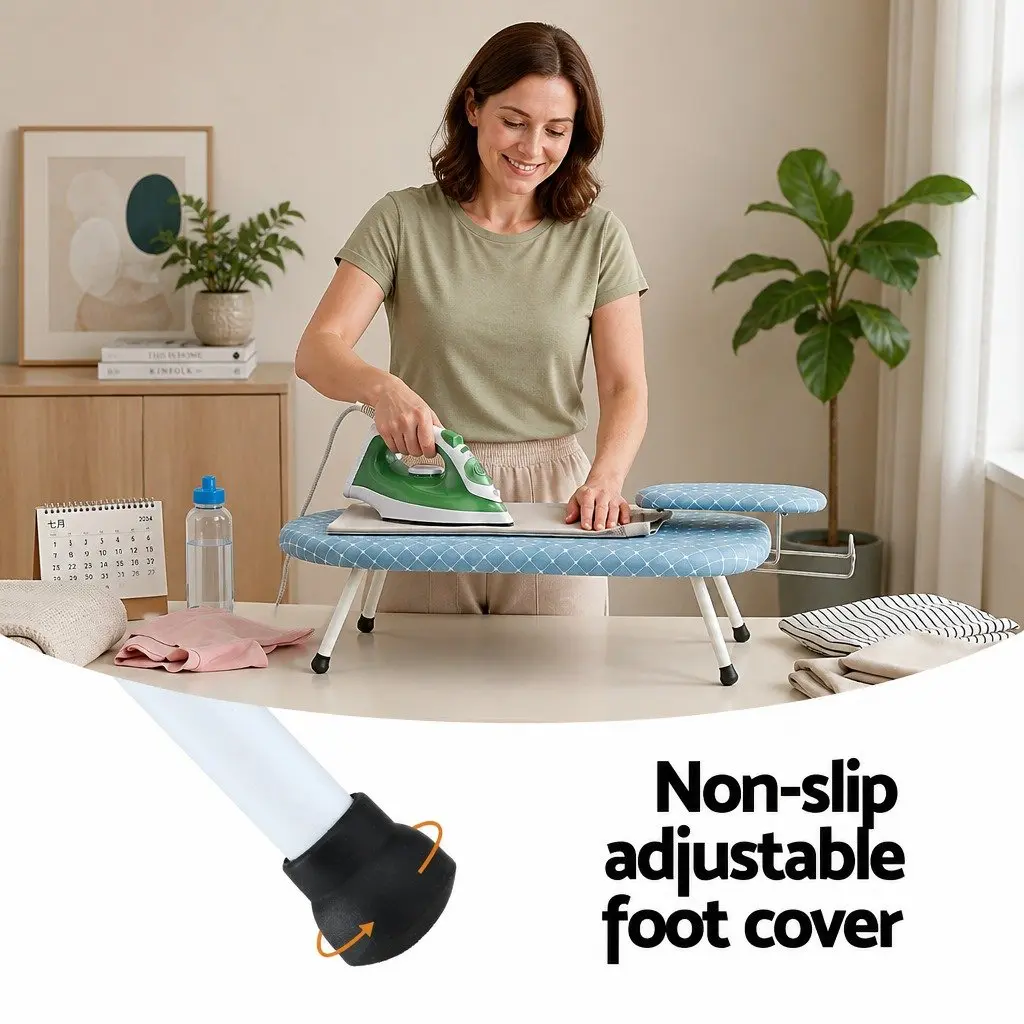 Tabletop Ironing Board Compact Portable Iron Rest Sleeve Board for Small Spaces