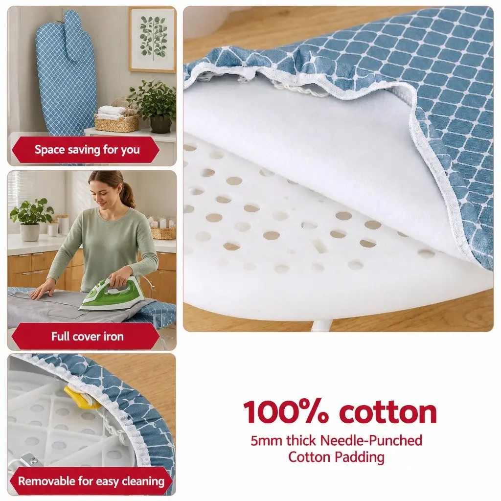 Tabletop Ironing Board Compact Portable Iron Rest Sleeve Board for Small Spaces