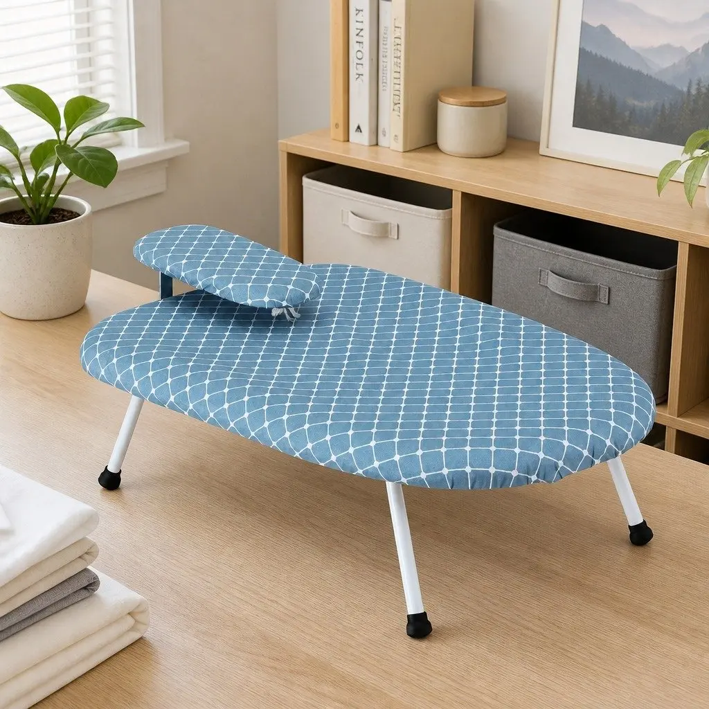 Tabletop Ironing Board Compact Portable Iron Rest Sleeve Board for Small Spaces