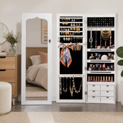 Dimensions and Features of Full Length Mirror Jewellery Cabinet