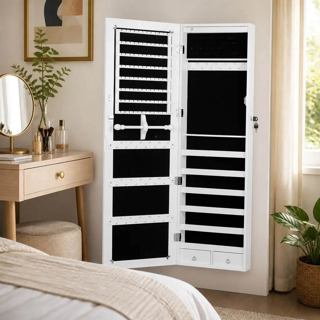 Full Length Mirror Jewellery Cabinet