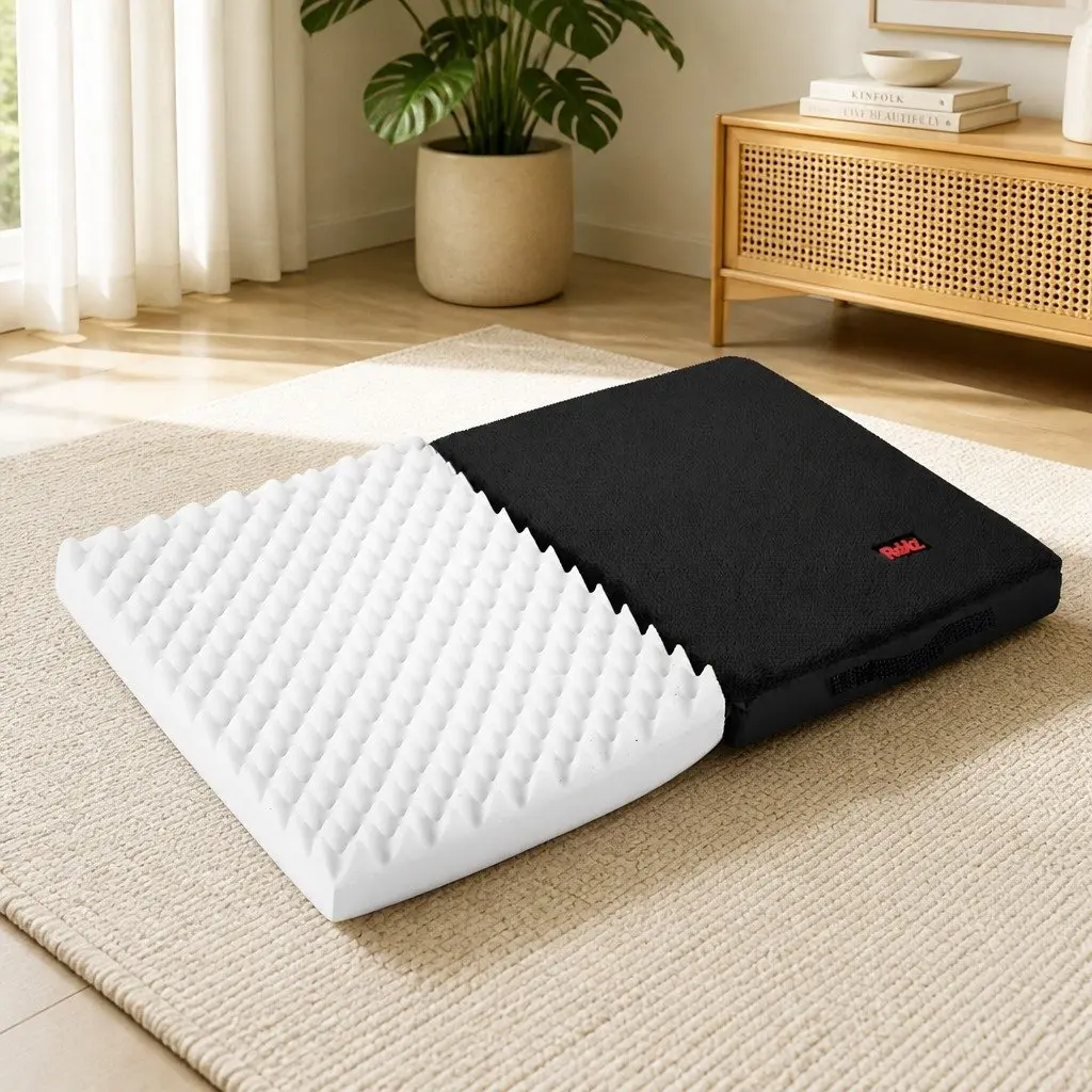 Foldable Pet Bed Medium Black Dog Puppy Orthopedic Portable Washable Cover