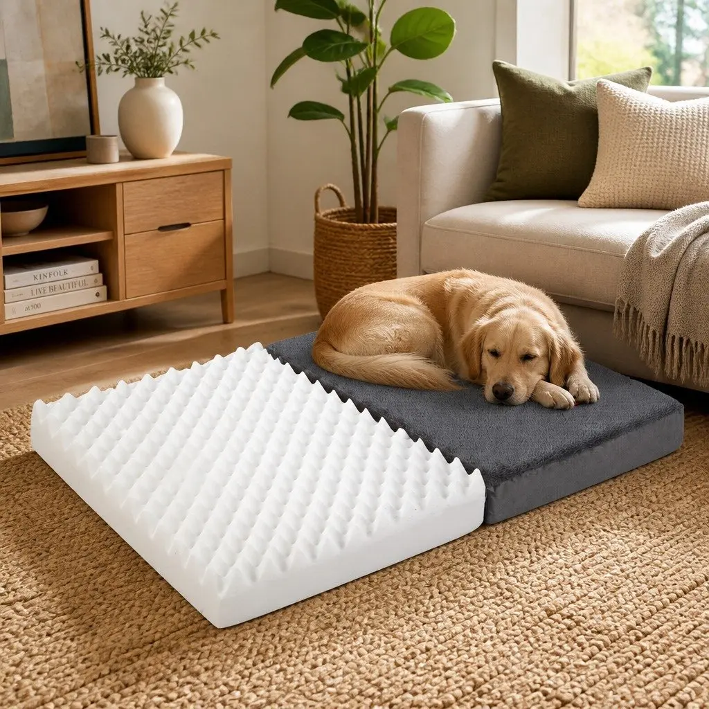 Pet Bed Foldable Dog Puppy Mattress XX-Large Grey Portable Sleep Mat