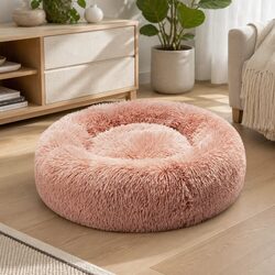 Large Donut Pet Bed with Machine Washable Design