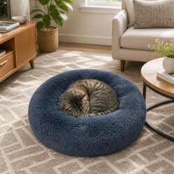Specifications of XL Donut-Shaped Dark Grey Pet Bed
