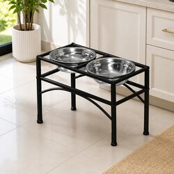 Specifications for Dual Elevated Pet Feeder with Bowls