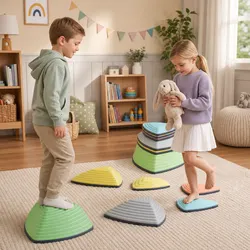 Kids Stepping Stones Set: 6 Pieces, Various Sizes