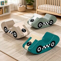 3Pcs Kids Climbing Blocks with PU Leather Cover