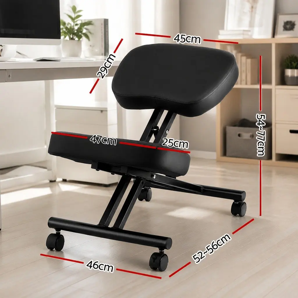 Kneeling Chair Ergonomic Office Desk Seat Posture Support Adjustable Height