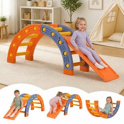 Kids Climbing Frame Set: Specs, Slide, Arch & More