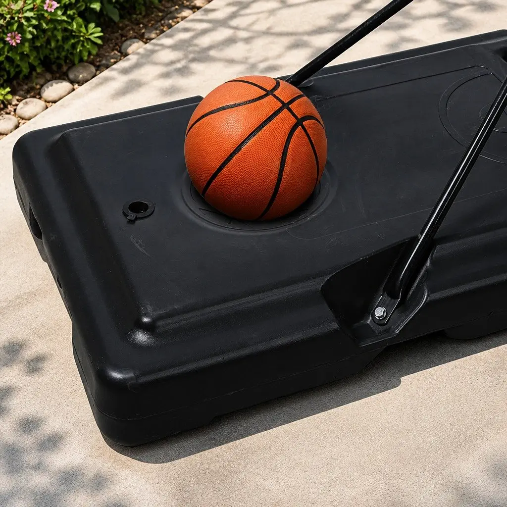 Portable Basketball Hoop with Adjustable Height