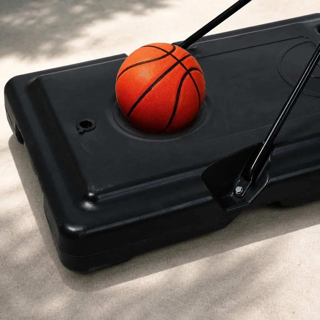 Basketball Hoop Stand with Adjustable Height and Sturdy Build