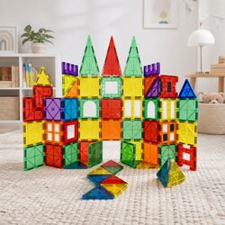 100 Magnetic Tiles - ABS and Ferrite Magnet Construction Toy