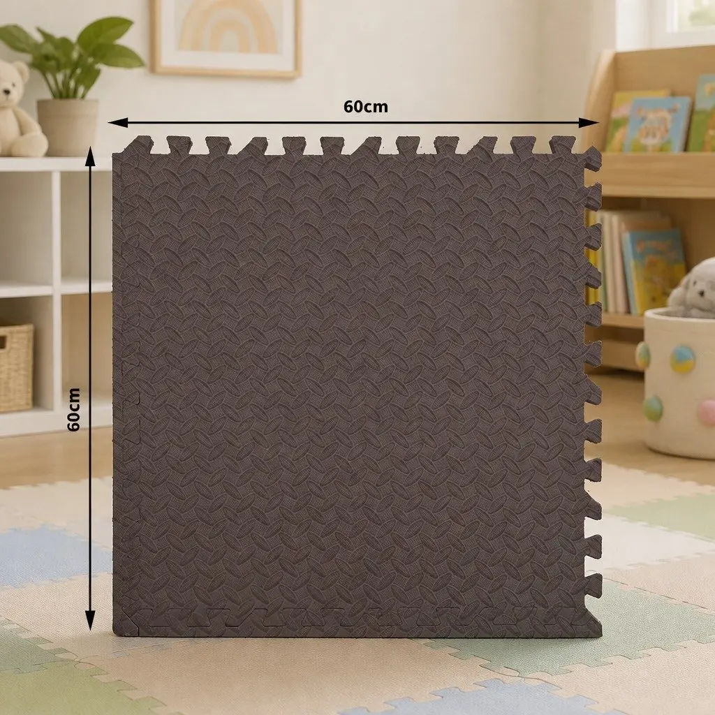 Kids EVA Foam Play Mat Puzzle Interlocking Tiles for Tummy Time and Floor Activity 60cm x 60cm