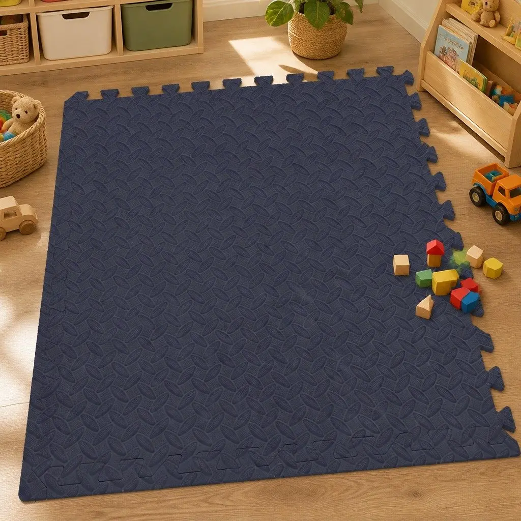 EVA Foam Play Mat Tiles for Kids Interlocking Soft Padded Floor 60x60cm
