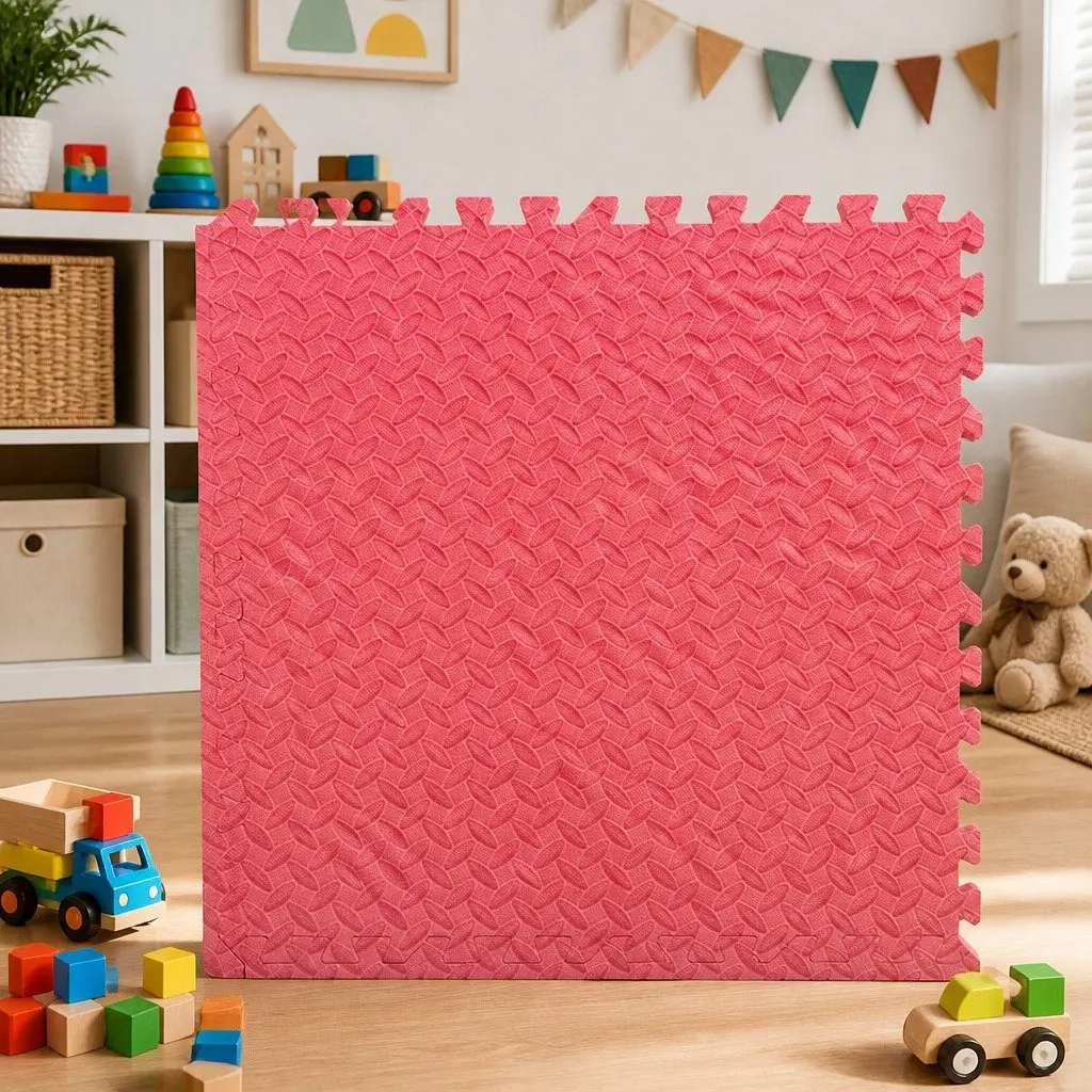 Kids EVA Foam Play Mat Floor Puzzle Tiles Soft Playmat Tummy Time Activity 60cm