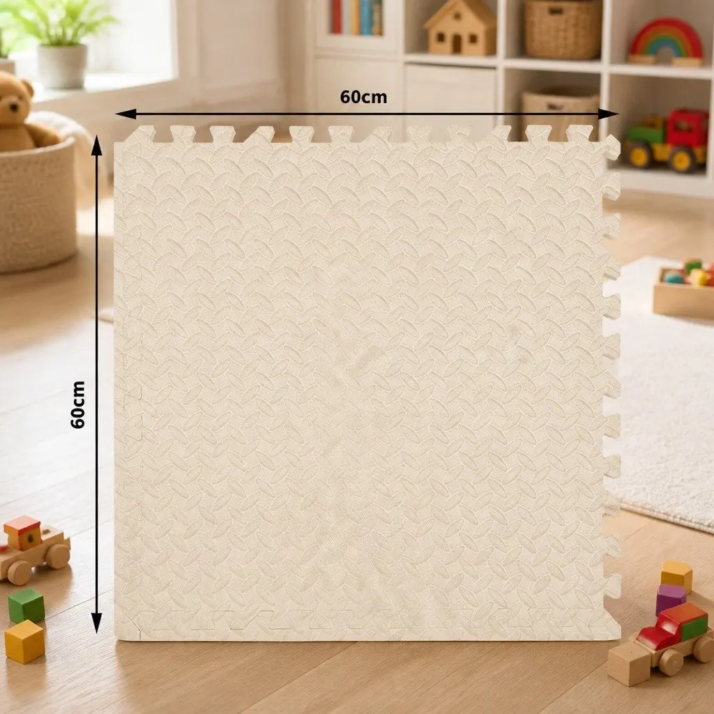EVA Foam Play Mat Kids Soft Interlocking Floor Tiles Activity Mat Playroom