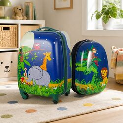 Kids Luggage Set: 16" Suitcase and 13" Backpack